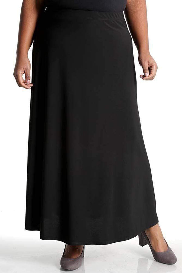 Skirts Vikki Vi Jersey Black Maxi Skirt