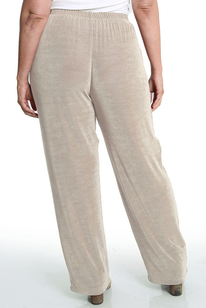Pants Vikki Vi Classic Sand Petite Pull-On Pant