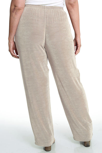 Pants Vikki Vi Classic Sand Petite Pull-On Pant