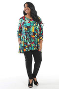 Tops Caribe Petra 2 Pocket Swing Tunic