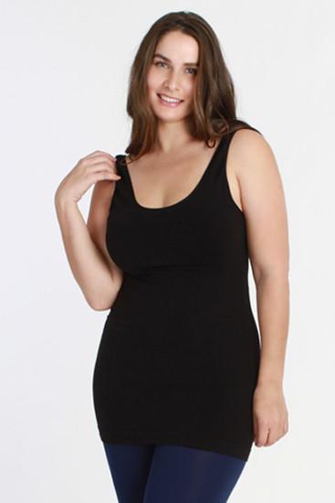 Tops Nikibiki Black Seamless Tank Top