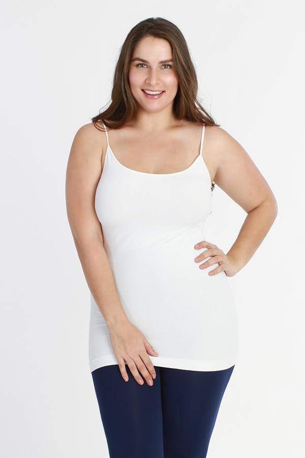 Tops Nikibiki White Spaghetti Strap Camisole