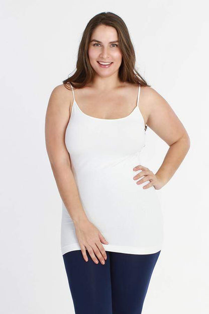 Tops Nikibiki White Spaghetti Strap Camisole