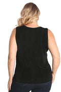 Tops Vikki Vi Classic Black Tank