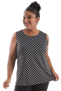 Tops Vikki Vi Jersey Polka Dot Tank