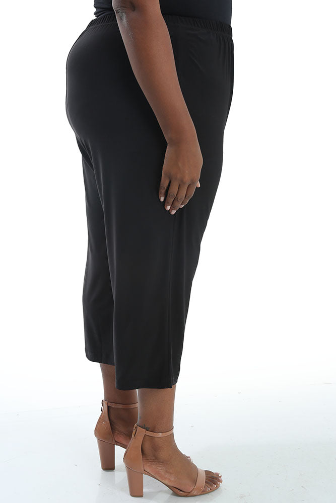 Pants Vikki Vi Jersey Black Crop Pant