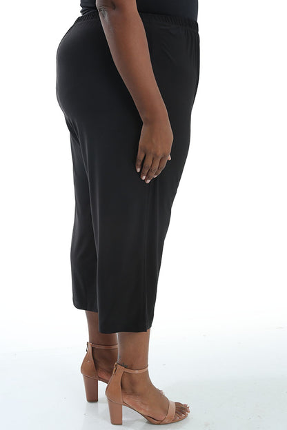 Pants Vikki Vi Jersey Black Crop Pant