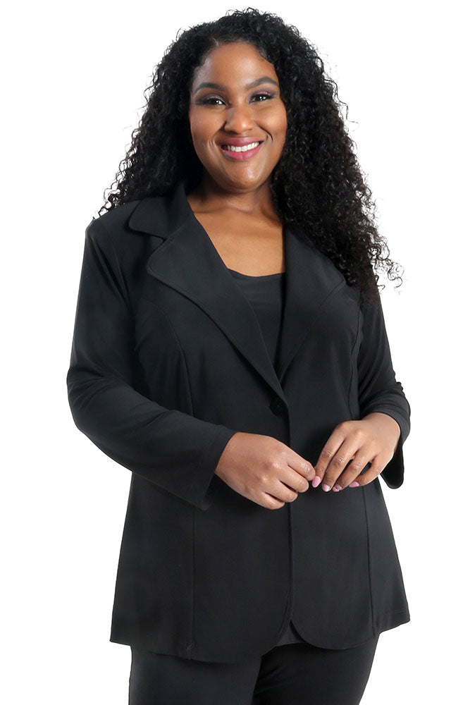Jackets Vikki Vi Jersey Black Blazer
