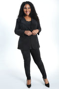 Vikki Vi Jersey Black Blazer