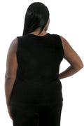 Vikki Vi Classic Black Tank