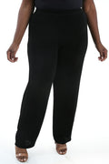 Vikki Vi Classic Black Petite Pull-On Pant