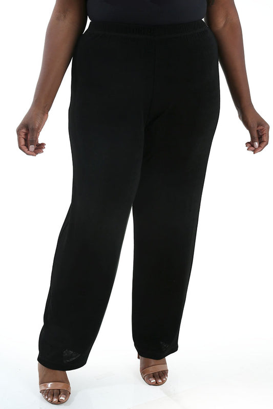 Pants Vikki Vi Classic Black Petite Pull-On Pant