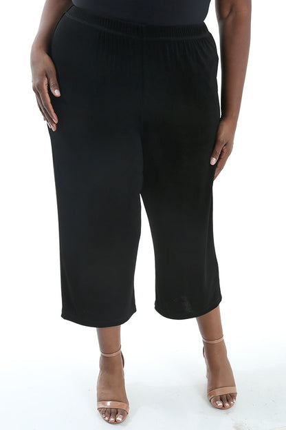 Pants Vikki Vi Classic Black Crop Pant