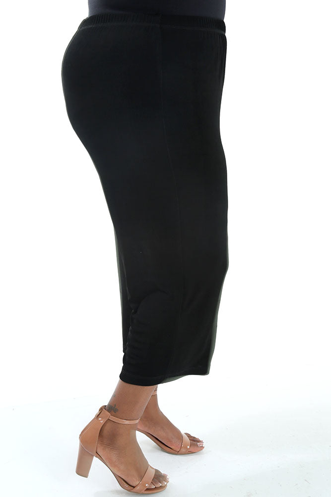 Pants Vikki Vi Classic Black Crop Pant